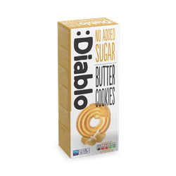 Diablo No Added Sugar Butter Cookies 135g