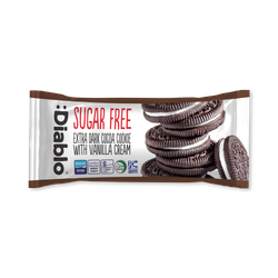 Diablo Sugar Free Extra Dark Cocoa Sandwich Cookie Vanilla Cream 44g