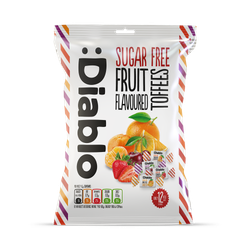 Diablo Sugar Free Fruit Flavoured Toffees 75g