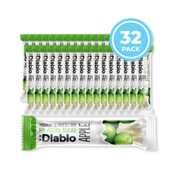 Diablo No Added Sugar Yoghurt Coated Muesli Bar Apple 30g Pack of 32