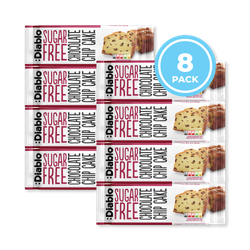 Diablo Sugar Free Chocolate Chip Cake 200g Pack of 8