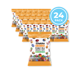 Diablo No Added Sugar Milk Chocolate Coated Peanut Treats 40g Pack of 24