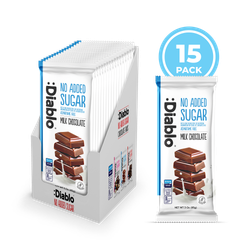 Diablo No Added Sugar Milk Chocolate Bar 85g Pack of 15