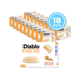 Diablo No Added Sugar Peanut Butter and Cream Cookies 100g Pack of 18