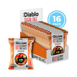 Diablo Sugar Free Gummy Bears 75g Pack of 16