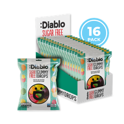 Diablo Sugar Free Gummy Drops 75g Pack of 16