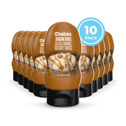 Diablo Sugar Free Salted Caramel Dessert Sauce 360g Pack of 10