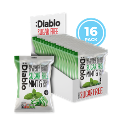 Diablo Sugar Free Mint and Cream Sweets 75g Pack of 16