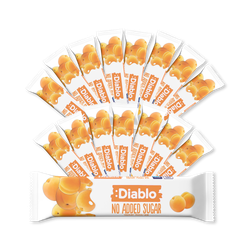 Diablo No Added Sugar Yoghurt Coated Muesli Bar Apricot 30g Pack of 16
