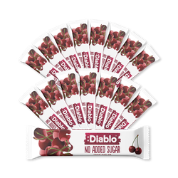 Diablo No Added Sugar Yoghurt Coated Muesli Bar Cherry 30g Pack of 16