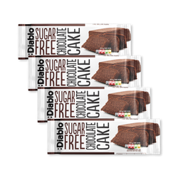 Diablo Sugar Free Chocolate Cake 200g Pack of 4