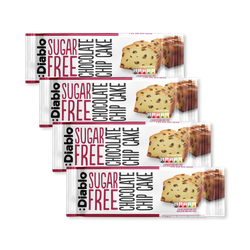 Diablo Sugar Free Chocolate Chip Cake 200g Pack of 4