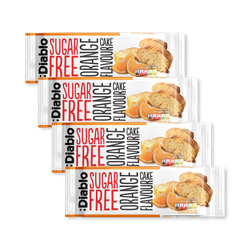 Diablo Sugar Free Orange Flavour Cake 200g Pack of 4