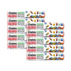 Diablo No Added Sugar Coated Milk Chocolate Buttons - Tube 22g Pack of 10
