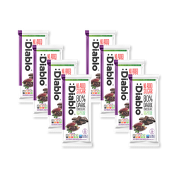Diablo No Added Sugar 80% Dark Chocolate Bar 75g Pack of 8