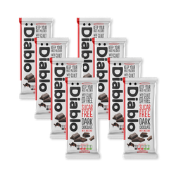 Diablo Sugar Free Dark Chocolate Bar 85g Pack of 8