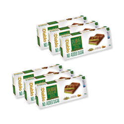 Diablo No Added Sugar Dubai Chocolate Bar 200g Pack of 6