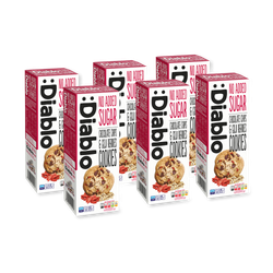 Diablo No Added Sugar Chocolate Chip and Goji Berry Cookies 135g Pack of 6