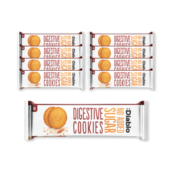 Diablo No Added Sugar Digestive Cookies 150g Pack of 9