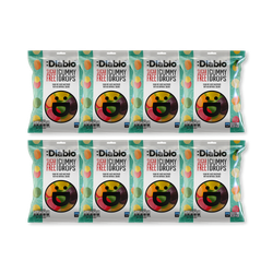 Diablo Sugar Free Gummy Drops 75g Pack of 8