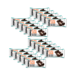 Diablo No Added Sugar Chocolate Covered Cream Cookies 34g Pack of 20
