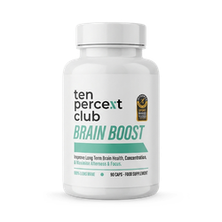 The Ten Percent Club Brain Boost Lions Mane 90 Capsules