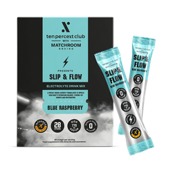 The Ten Percent Club Slip & Flow Electrolytes Blue Raspberry 28 Sachet