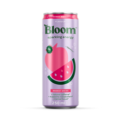 Bloom Sparkling Energy Drink Strawberry Watermelon 250 ml