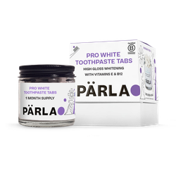 PÄRLA Pro Whitening Toothpaste Tabs Mint 62 Tablets