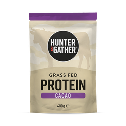 Hunter & Gather Cacao Grass Fed Beef Protein Powder Cacao 400g