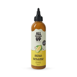 Miso Sesame Salad Dressing, All Dressed Up Dressings, 250ml Squeezy Bottle