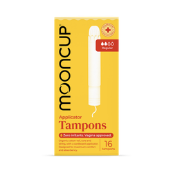 Mooncup Regular Organic Applicator Tampons 16 Each