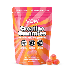 VOW Nutrition Creatine Gummies Watermelon 60 Gummies