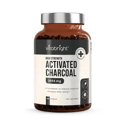 VitaBright Charcoal Capsules - 2004mg per Serving - 250 Capsules