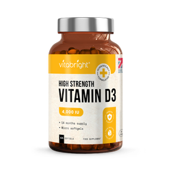 VitaBright Vitamin D3 4000 IU 100ug - 425 Micro Softgels