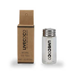 LiveCoco Natural Eco Floss - Fresh Mint Flavour 1Pack