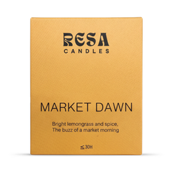 RESA Essential Oil Candle Market Dawn 145g