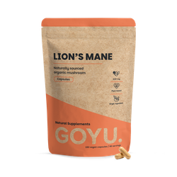 GOYU Lion's Mane Capsules 500mg Organic - 60 Capsules