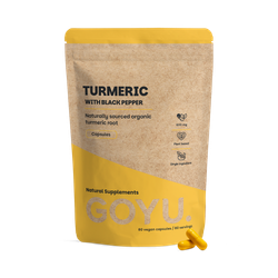 GOYU Curcuma Capsules 600mg Organic - 80 Capsules
