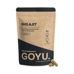 GOYU Shilajit Extract Capsules 500mg (5% Fulvic Acid) - 60 Capsules