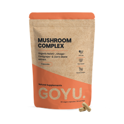 GOYU Mushroom Complex Capsules 400mg Organic - 60 Capsules