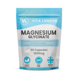Vita London  Magnesium Glycinate Capsules  1000mg  60 Capsules