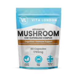 Mushroom 6 In 1 Complex Capsules Lions Mane  1755mg  60 Capsules
