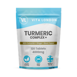 Turmeric + Ginger Curcumin Supplement 4000mg 120 Tablets