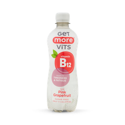 Get More Vitamin B12 Still Pink Grapefruit 12x500ml