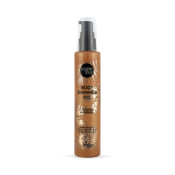 Organic Shop Body Shimmer Oil Caramel & Papaya 100ml