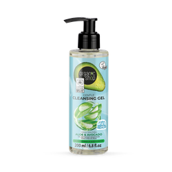 Organic Shop Gentle Cleansing Gel for all skin types Aloe & Avocado 200ml