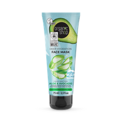 Organic Shop Deep Hydration Face Mask for all skin types Aloe & Avocado 75ml