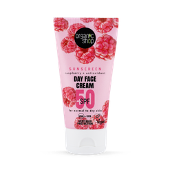 Organic Shop Sunscreen Day Face Cream 50 SPF Normal to dry skin 50ml