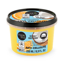 Organic Shop Anti-Cellulite Sea Salt Body Scrub 250ml